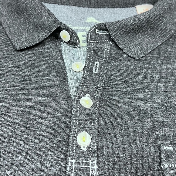 TOMMY BAHAMA Relax Island Modern Fit Charcoal Grey Men's Polo Shirt Size L - Picture 5 of 16